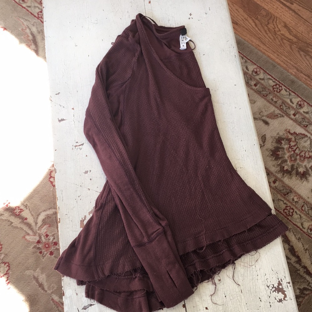 Free People Distressed Thermal